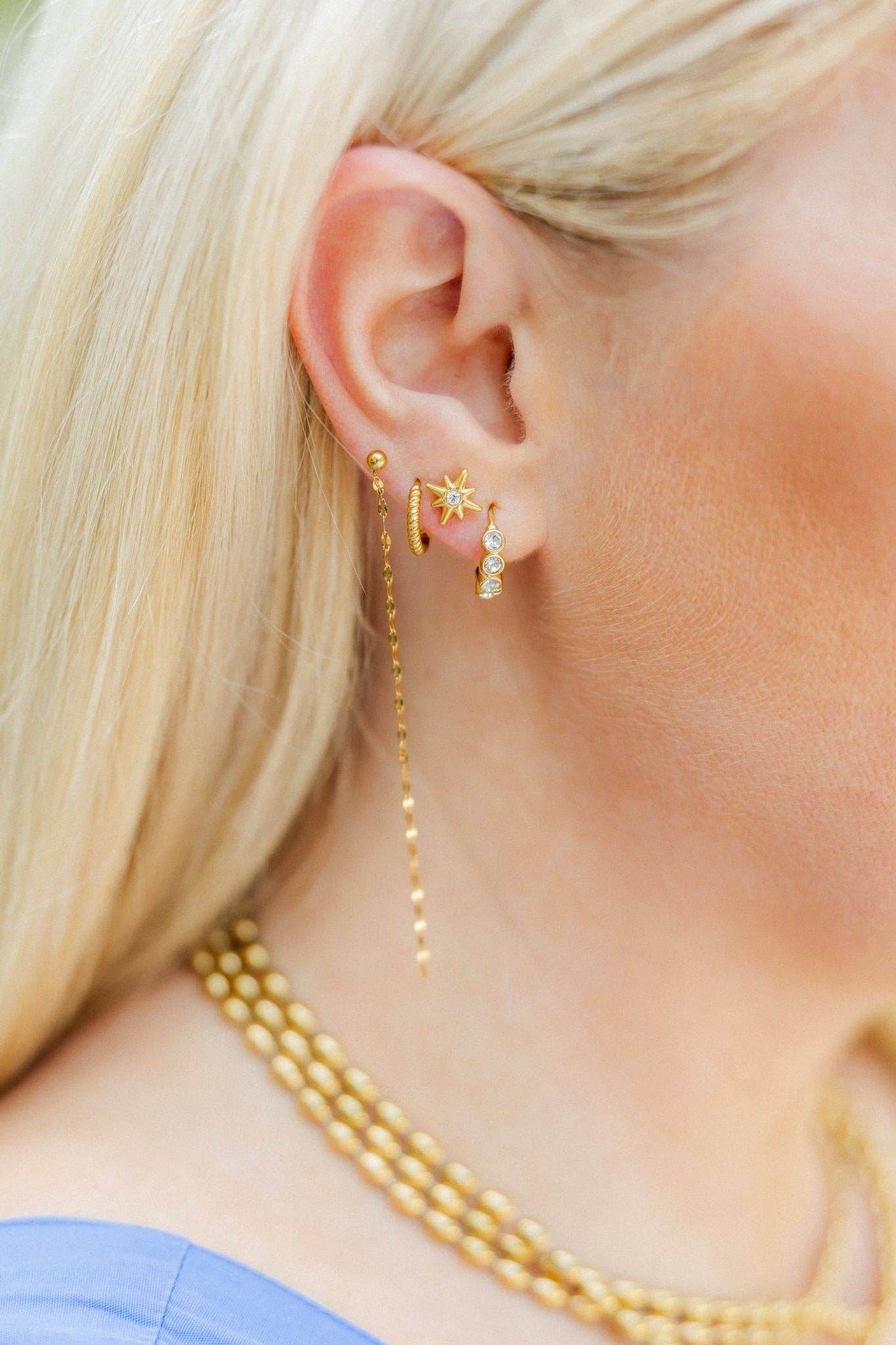 Huggie Earrings - Colette Gold