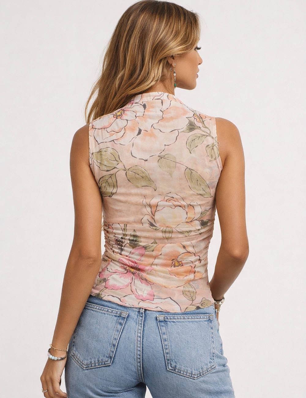 My Floral Mesh Top