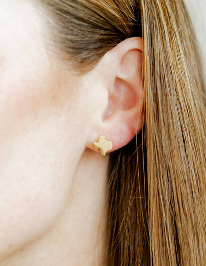 Screwback Stud Earrings - Big Texas