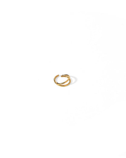 Huggie Earrings - Nylah Gold 8mm