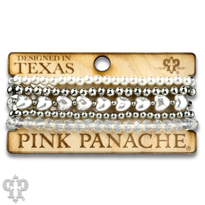 Puffed Heart Acrylic Bracelet