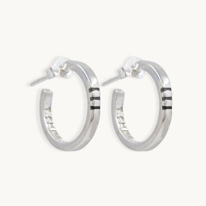 Silver Hoop Earrings