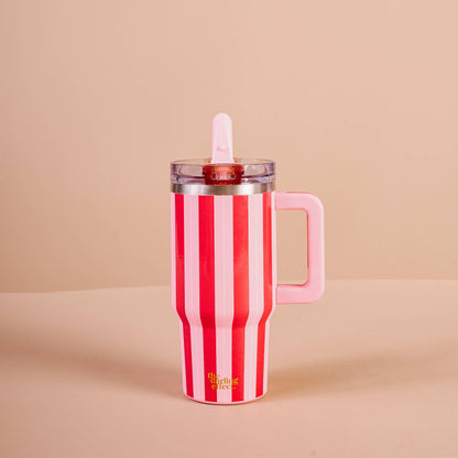 20oz Flip Straw Tumbler Stripes