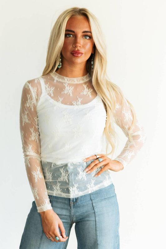 LACEY DAYS MESH TOP