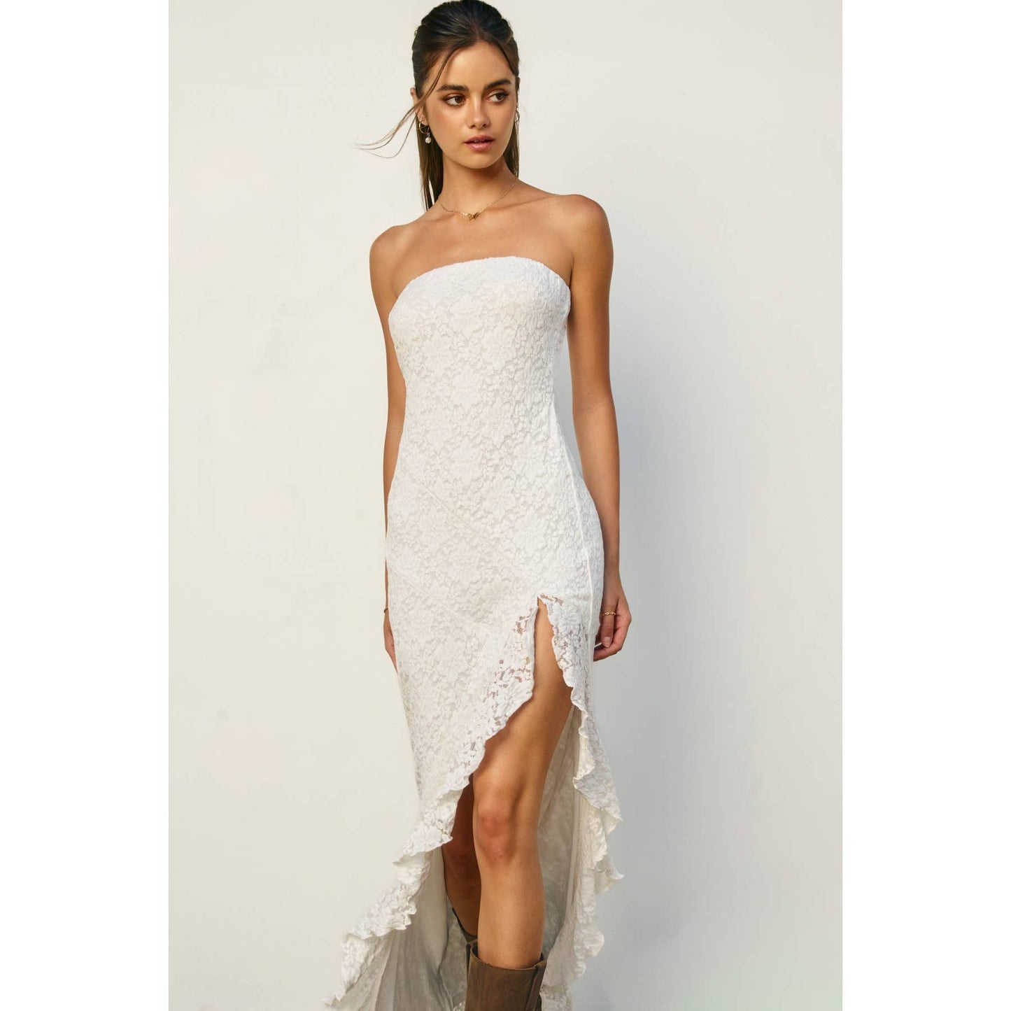 Whisper Ruffled Maxi Dress