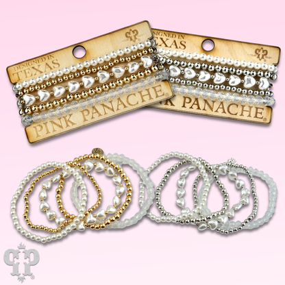 Puffed Heart Acrylic Bracelet