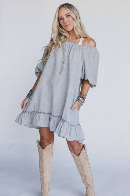 Solace Ruffled Hem Dress