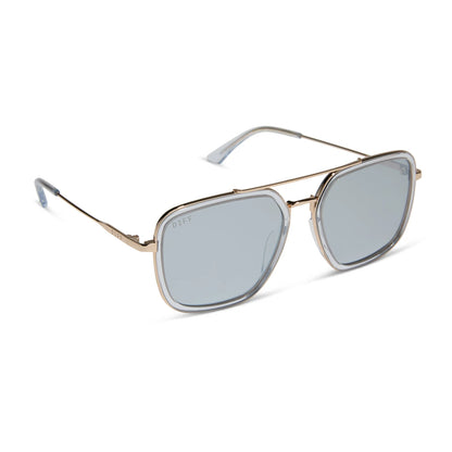 DIFF Jordan Clear Crystal Sunglasses