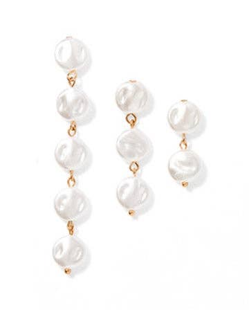 Libby - 5 Pearl - Earrings