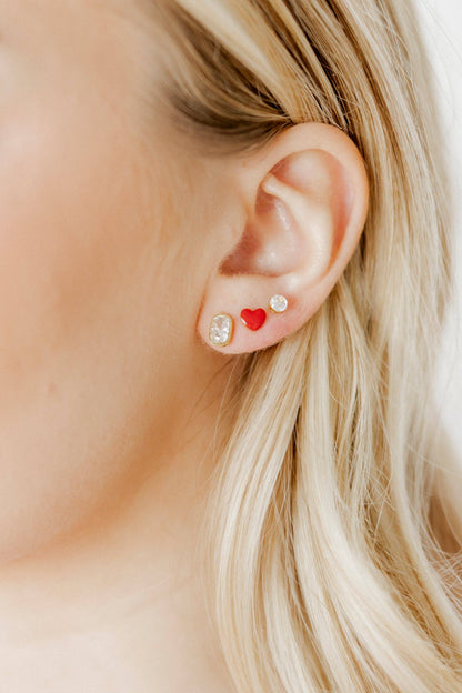 Screwback Stud Earrings - Helen Gold