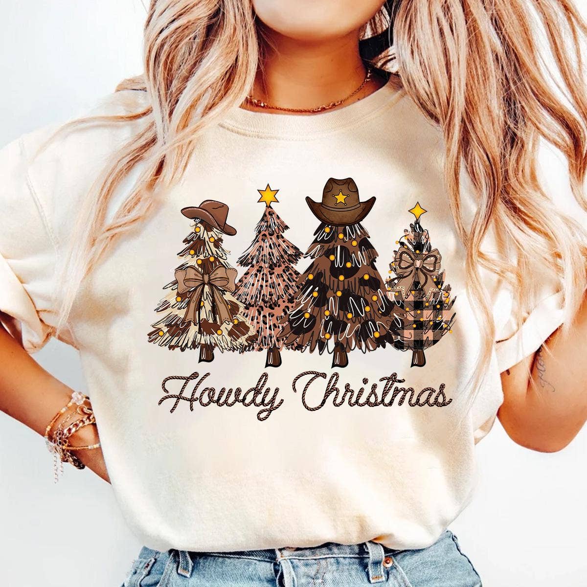 Howdy Christmas Tree Tee