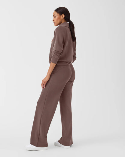 SPANX AirEssentials Half Zip in Smoke