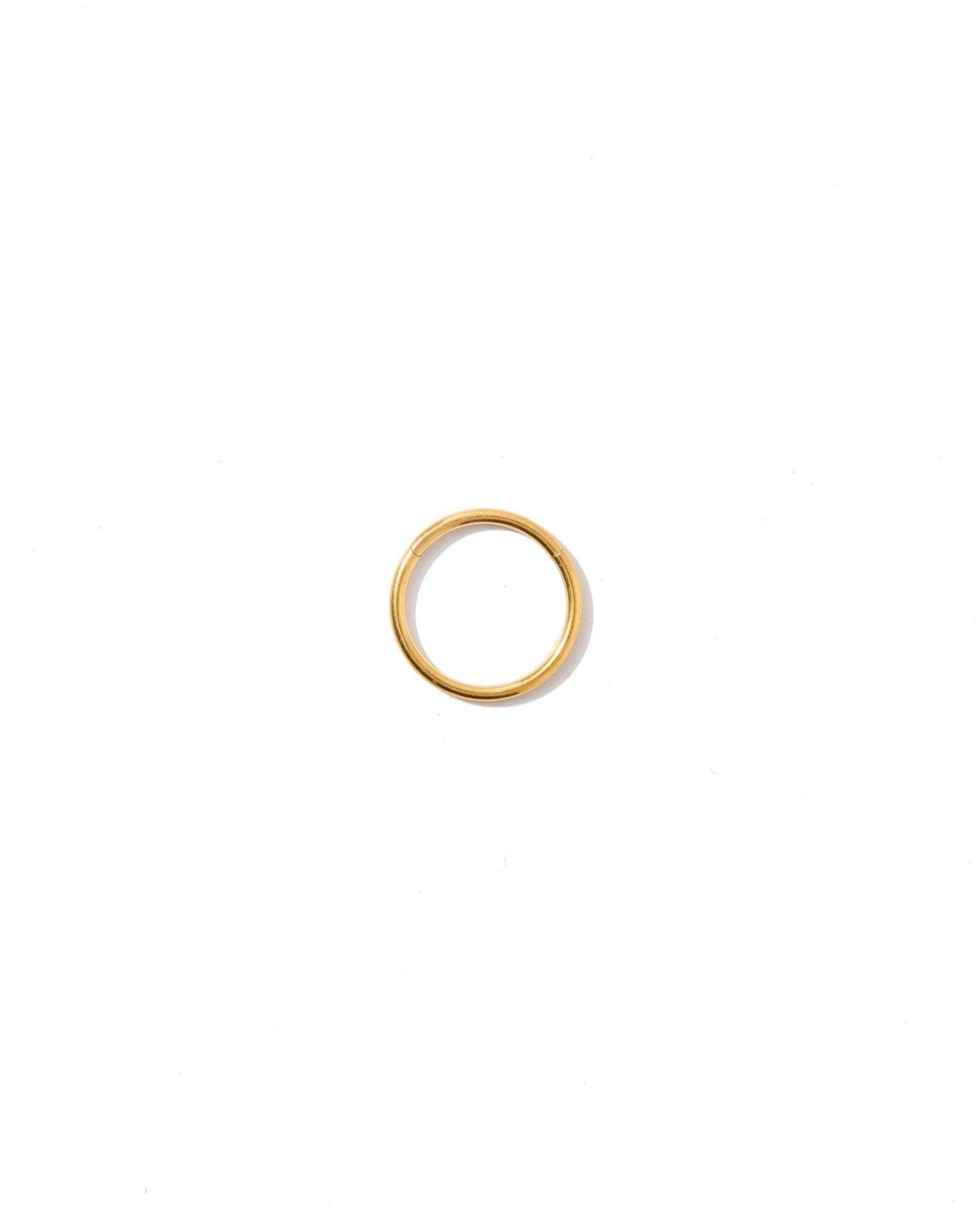 Huggie Infinity Hoop Earrings - Ava Gold 10mm