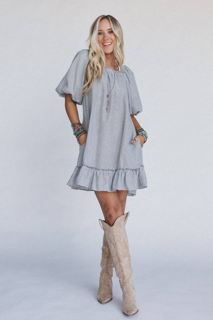 Solace Ruffled Hem Dress