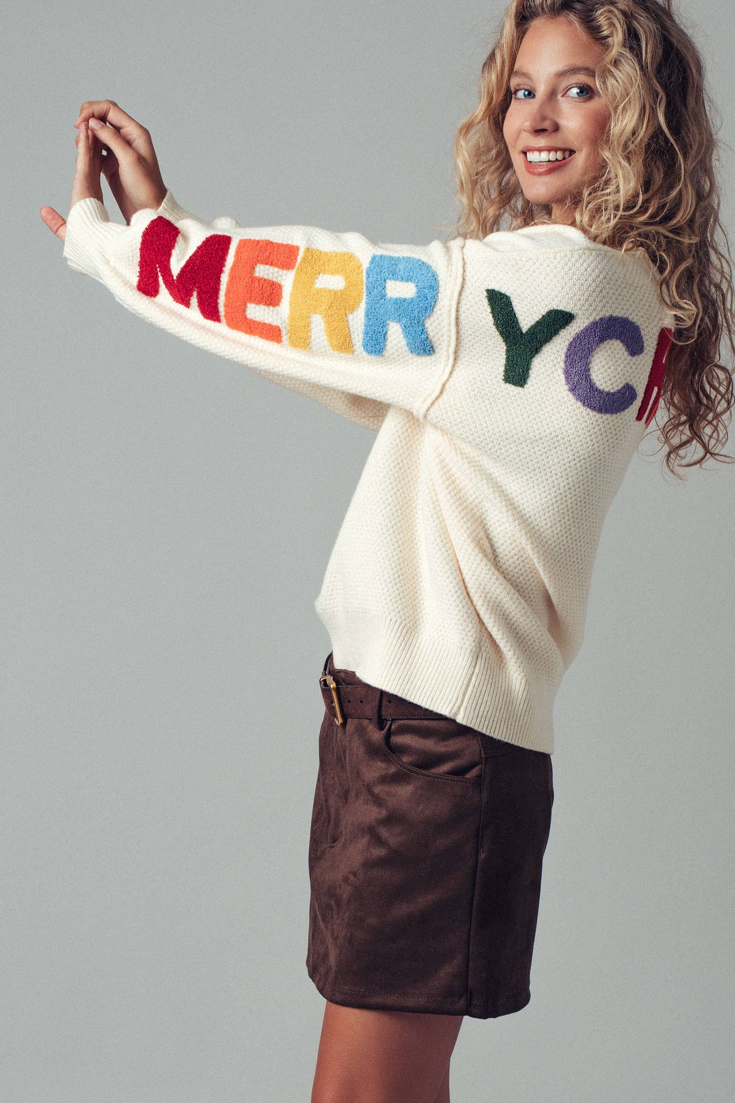 Merry Christmas Knit Sweater