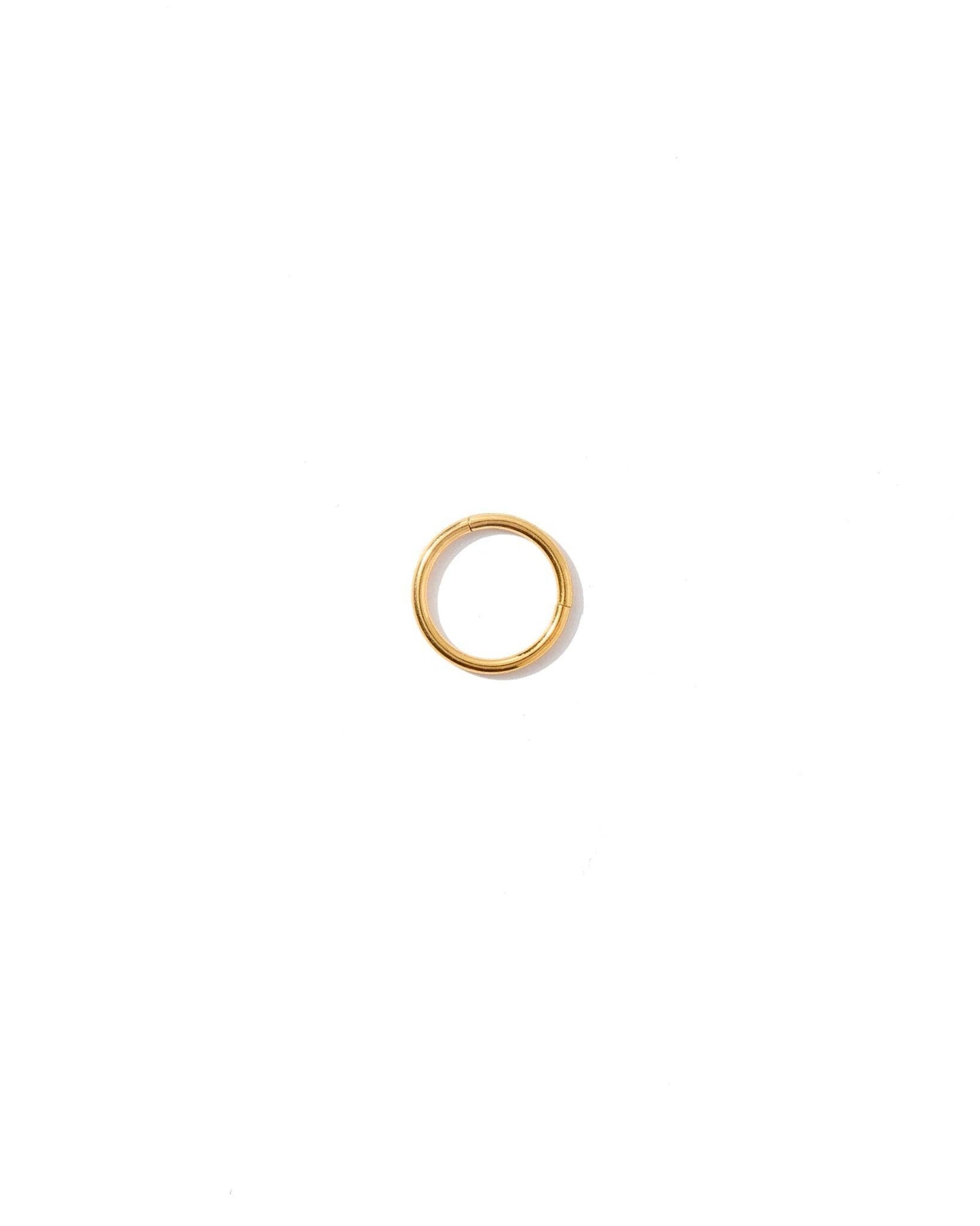 Huggie Infinity Hoop Earrings - Ava Gold 8mm