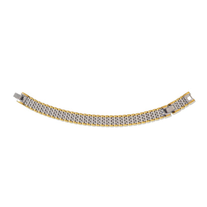 Waterproof Chunky Two-Tone Bracelet