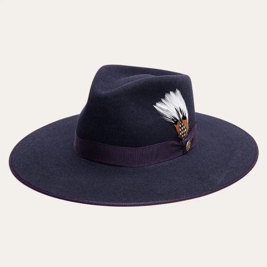 Stetson Midtown Hat in Navy