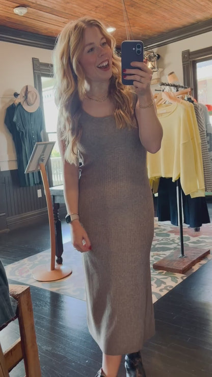 Mocha Midi Dress