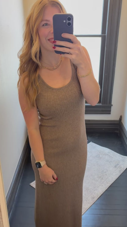 Mocha Midi Dress