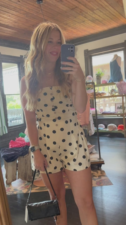 Brooks Polka Dot Romper
