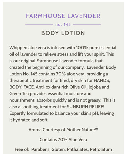Lavender Body Lotion - Travel 3 oz.